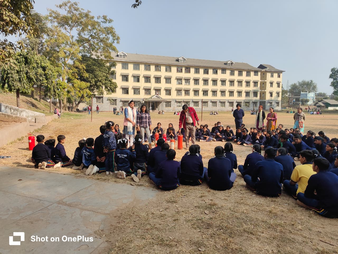 Using Fire Extinguisher